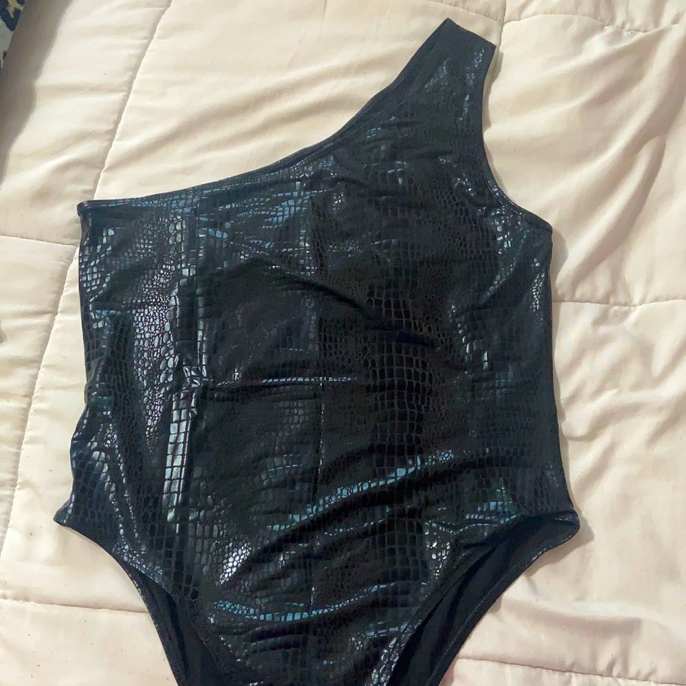 Snake print bodysuit